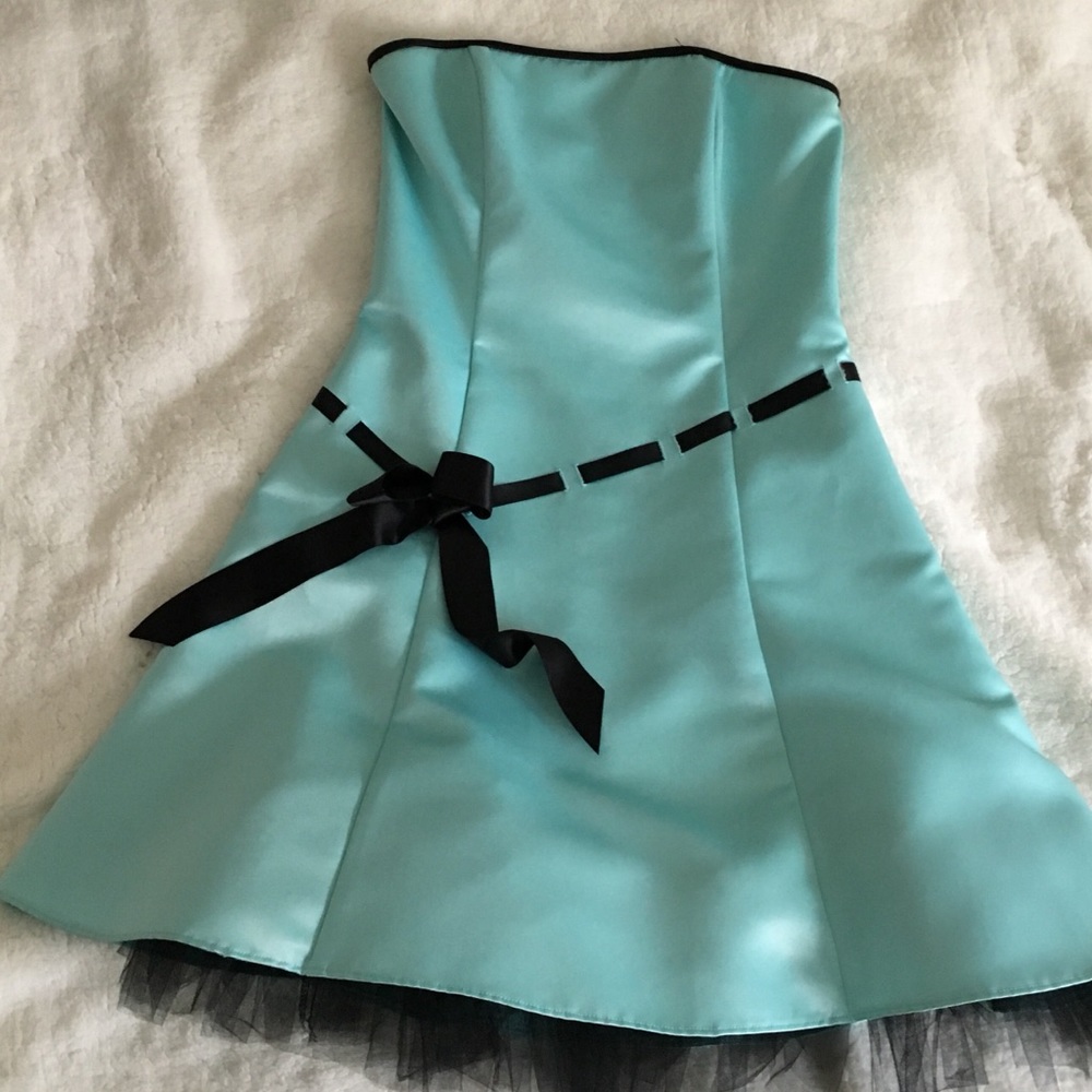 Jessica McClintock Cocktail Dress Teal